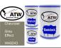 Preview: Chevrolet, Grey Effect, WA9243: 500ml Lackdose + 500ml Klarlack + 250ml Härter - Set, von ATW Autoteile West.
